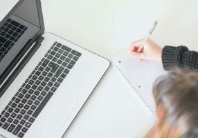 student-working